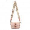 Borsa donna a tracolla 007g rosa combinata