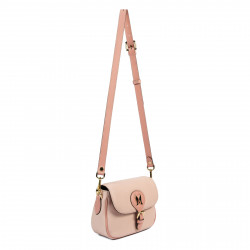 Borsa donna a tracolla 007g rosa combinata