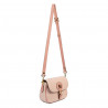 Borsa donna a tracolla 007g rosa combinata