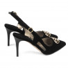 Sandali donna 1294 nero antilope