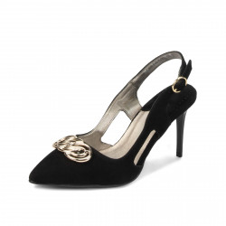 Sandali donna 1294 nero antilope