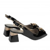 Sandali donna 1297 vernice nera