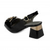 Sandali donna 1297 vernice nera