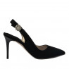 Sandali donna 1295 nero antilope