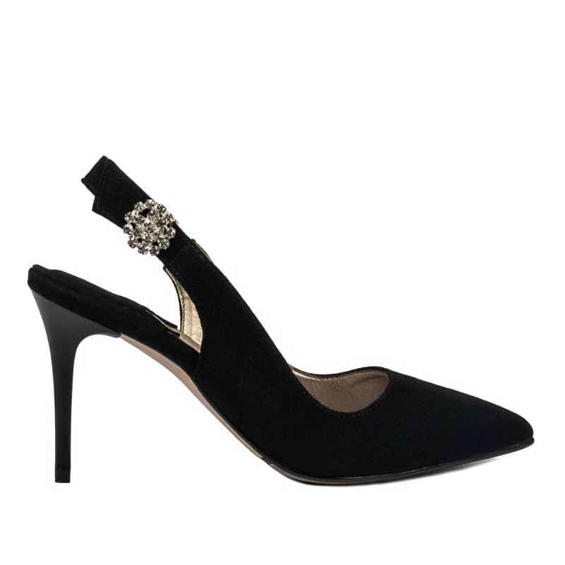 Sandali donna 1295 nero antilope
