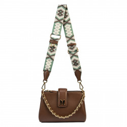Borsa da donna a tracolla 003g marrone