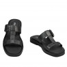 Sandali donna 5091 nero metallizzato