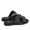 Sandali donna 5091 nero metallizzato