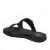 Sandali donna 5091 nero metallizzato