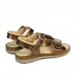 Sandali donna 5090 rame combinato