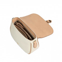 Borsa donna a tracolla 007g beige latte