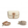 Borsa donna a tracolla 007g beige latte