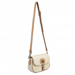 Borsa donna a tracolla 007g beige latte