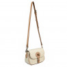 Borsa donna a tracolla 007g beige latte
