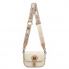 Borsa donna a tracolla 007g beige latte