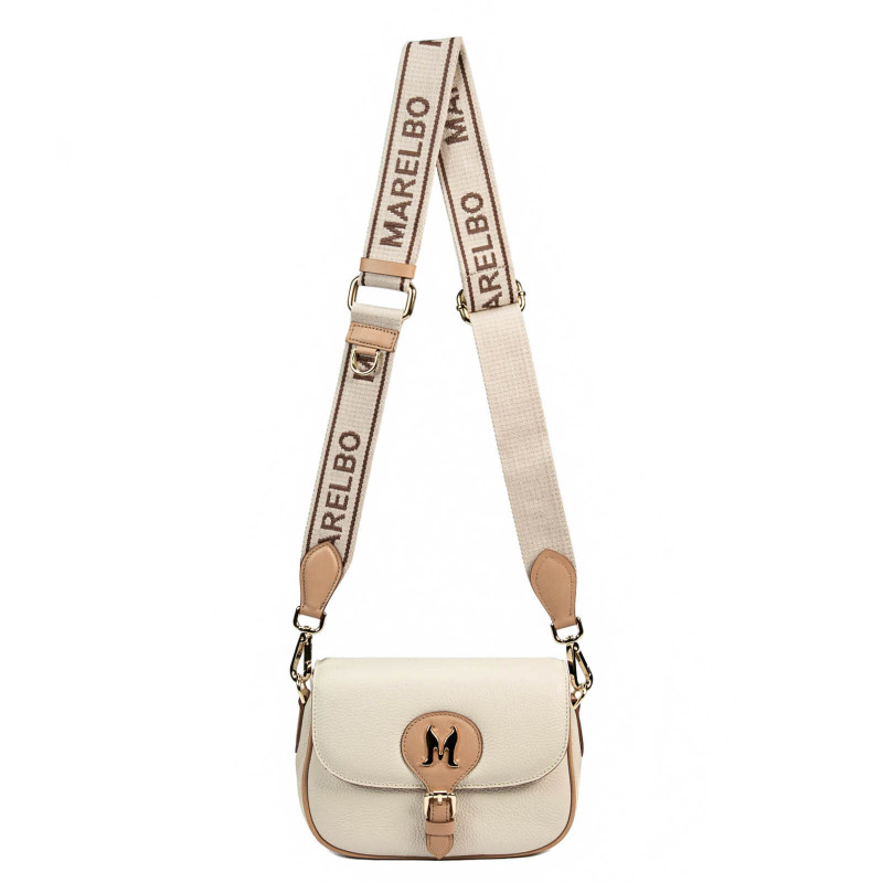 Borsa donna a tracolla 007g beige latte