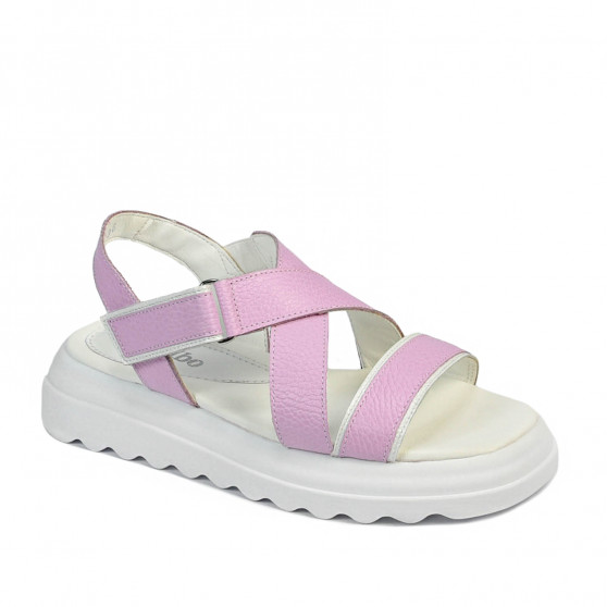 Sandali donna 5092 rosa combinato