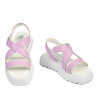 Sandali donna 5092 rosa combinato