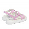 Sandali donna 5092 rosa combinato
