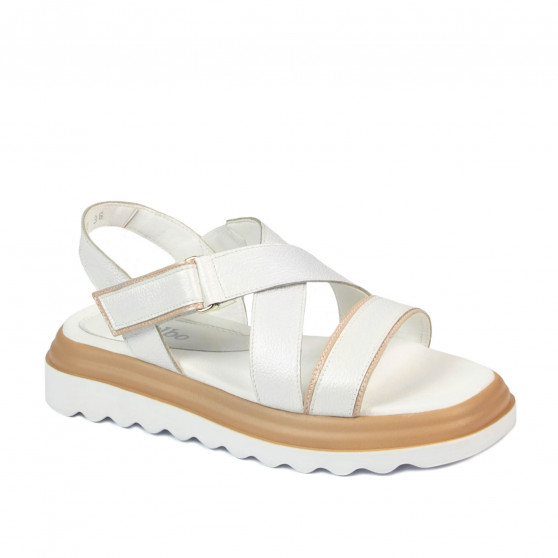Sandali donna 5092 bianco combinato