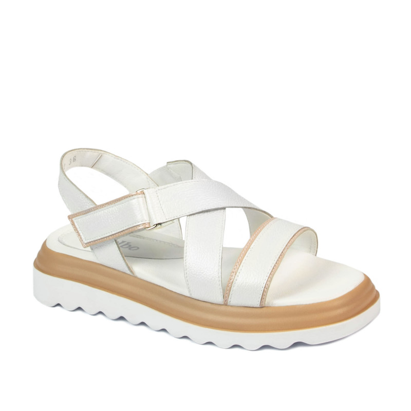 Sandali donna 5092 bianco combinato