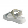 Sandali donna 5082 argento+oro