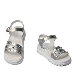 Sandali donna 5096 argento