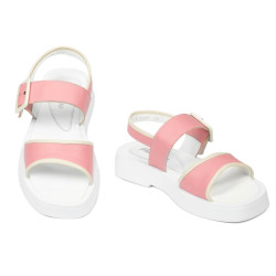 Sandali donna 5094 rosa combinato