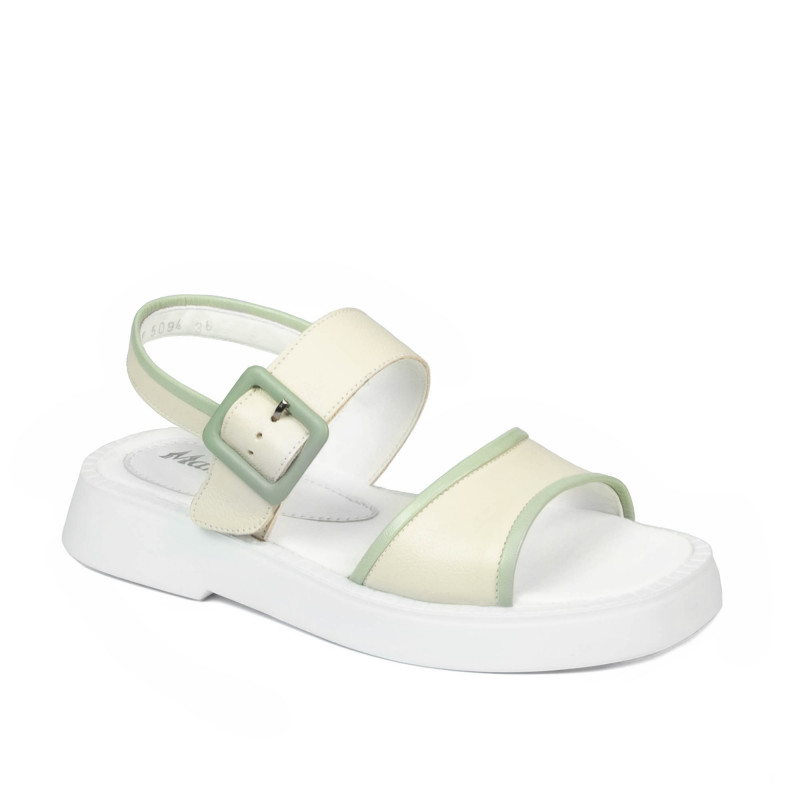 Sandali donna 5094 beige combinato
