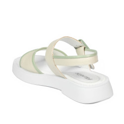 Sandali donna 5094 beige combinato