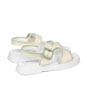 Sandali donna 5094 beige combinato