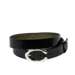 Cintura donna 35m nero florantic