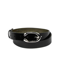 Cintura donna 35m nero florantic