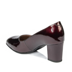 Scarpe eleganti donna 1268 vernice bordeaux01