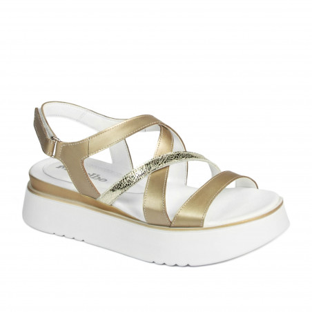 Sandali donna 5100 oro combinato
