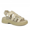 Sandali donna 5099 beige combinato