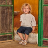 Sandali bambini piccoli 75c cappuccino combinato lifestyle