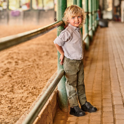 Scarpe per bambini piccoli 71c nero lifestyle
