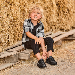 Scarpe bambini piccoli 72c nero lifestyle