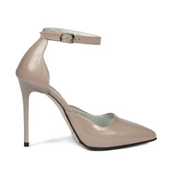 Scarpe eleganti donna 1296 vernice cappuccino