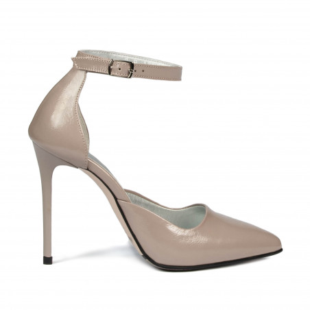 Scarpe eleganti donna 1296 vernice cappuccino