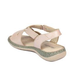 Sandali donna 5047 cipria madreperla