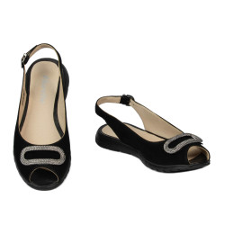 Sandali donna 5101 bufalo nero