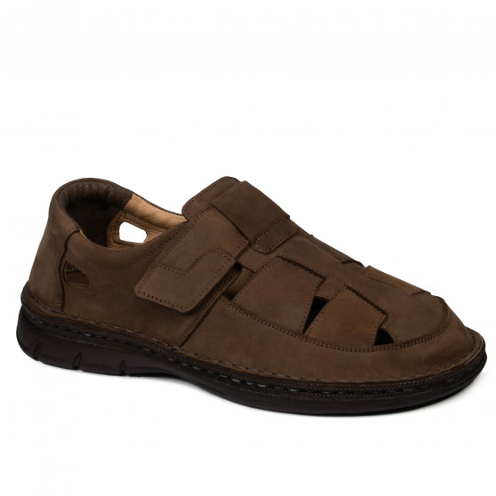 Sandali uomo 956 a marrone
