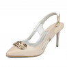 Sandali donna 1294 beige madreperlato