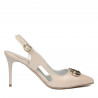 Sandali donna 1294 beige madreperlato