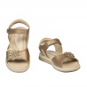 Sandali bambini piccoli 80c oro combinato