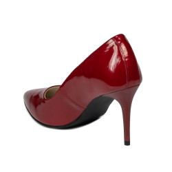 Scarpe eleganti donna 1293 vernice rosso madreperla