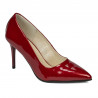 Scarpe eleganti donna 1293 vernice rosso madreperla