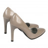Scarpe eleganti donna 1276 vernice cappuccino